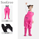 SooGree sea suit children's wading pants fishing clothing waders play sand water suit one-piece rain boots and rain pants one-piece catch fish