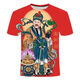 La nueva serie de ropa de verano de Guan Chen God of Wealth Distins D Impresas D Slim Funny Camisetas Funny Mass's Faily Men's y mujer TXC TXC2691 1103045Jin para niños [Jin equivale a 0.5 kg] tamaño universal