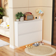 MOXIAO Ultra de acero gabinete gabinete de acero de acero Entrada Gabinete de almacenamiento Gabinete de almacenamiento de zapatillas Integrada Catadería Blanca 655*122