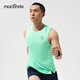 Macondo [neues Produkt] Sportweste 3 Generation Herren und Frauen nass absorbierende schnelle trocken atmungsaktive Marathon-Training Running ärmellose T-Shirt Fresh Mint-Men M
