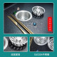 Jiang Zhiai Kitchen Quartz Stone Fregadero de forma especial Lavador de la esquina del lavado de lavado de la esquina debajo de la mesa Negro 9781 64*64cm [9764Sy] Socador de ranura desnuda sin paso