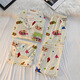 S.Sofea japonais mignon crayon shin-shin-seconde à manches pyjamas pour femmes en trois pièces de vêtements ménagers KK14140 # 170 m [80-100jin suggérés [Jin est égal à 0,5 kg]]]