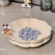 Clcey Internet Celebrity Ceramic Assiette pour la maison Utilisation 2023 Nouveau style Lumière Plat de luxe Plat simple Plat Plaque de table Haute Apparence Simple Color Color Glaze Plaque 2 Packs 1278 8,5 pouces