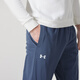 Under Armor knitted trousers for men, fashionable, simple, loose, comfortable, breathable, sports casual pants, blue XL