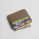 Cattle Raiser Card Bag Women's Thin Wallet Mini Multi-Card Credit Card Case Small Card Bag Simple Women's Rose Purple [First Layer]