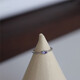 CIBO's new ultra-fine gem ring, stunning blue-purple tanzanite niche design, light luxury, 925 silver, 520 gift for women, minimalist style, adjustable opening