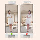 Xiaojiangcai full-body mirror dressing mirror makeup mirror floor-standing mirror household wall hanging dressing mirror wall self-adhesive fitting mirror large mirror thick [rounded corners] 150*40 indigo black