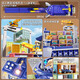 2024 Nouveau navire géant Conteneur en alliage en alliage Ensemble de voitures pour enfants Toys Boys Birthday Gift 3 ans 6 Grands navires de croisière haut de gamme avec 24 voitures en alliage + 24 conteneurs