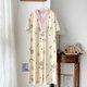 
Cao Jing family pregnant women pajamas in summer short-sleeved skirts for delivery with breast pads confinement clothes in hospitals can wear large-size breastfeeding skirts outside QSY16813 short-sleeved skirts 3XL size recommended weight 148-180 Jin [Jin equals 0.5 kg]