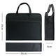 
Jianteng Business Meeting Commuter Men's Women's Briefcase Bag File Pack Customized File Bag Zipper Large Capacity Waterproof Data Bag Simple Tote Bag High-end Sense Tote Bag 9901 Dark Blue 39*29*9cm