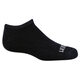 Fruit of the loom Boys Dual Defense No Show Socks (10 Pack) Black 3-9