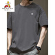 Vogelscheuche (mexikanische) trendige amerikanische kurzärmelige T-Shirt für Männer im Sommer im Sommer reines Baumwollrund-Hals vielseitiger Casual 2025 Neue Modemarke Loose Hong Kong Style T-Shirt White-1365 Kurzärärmel-Pure-Baumwolls [vorgeschlagen 80-110jin [Jin gleich 0,5 kg]]]