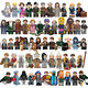 Le High Harry Potter Figur Hogwarts Voldemort Hermine Dumbledore Snape Toys Maroon Wm683-Snape