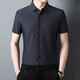 Nosskiss Luxury High-End Luxury High Grain Brand Camiseta de manga corta Hombres con Mulberry Silk Summer Thin Business y Strip de cercanías casuales White [Caja de regalo] S 165 Adecuado para 105-120Jin [Jin equivale a 0.5 kg]