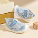 
Tombeck baby sandals for boys and girls summer toddler shoes 1-3 years old baby sandals soft sole baby shoes off white 15#