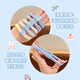 SAHANE SAHANE [Little Bear Style] Salt de mer Blue Blue Hagine de cheveux sans couture pour les femmes avec une queue de cheval haute et pas de corde à tête effondrée High Elastic Band Cair Cair Rope Salt System [10 pièces - Blue Label Bear]