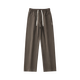 Jeanswest Jeanswest solid color wide-leg men's casual pants 2025 spring new loose versatile straight-leg trendy men's long pants JS9901 khaki L
