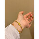 RSRDDY Old Phoenix Gold Store style gold-plated bracelet for women affordable fashion Hello Kitty half bracelet half chain bracelet bracelet temperament ty cat bracelet
