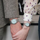 Pflaumenblüten (Titoni) Ruiw Watch Universe Serie Automatische Maschinenwoche Kalender Stahlgürtel Schweizer Uhr 40mm 797 S-719 Blaue Schalenstahlgürtel