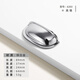 Yonghuan French zinc alloy wardrobe door silver handle modern simple chrome-plated gloss drawer single hole cabinet solid handle bright chrome 6169-single hole (diameter 29)