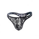 
Mysterious sexy underwear men's sexy underwear lace transparent thong men's sexy underwear small underwear black M