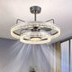 Opple Lighting 2025 new invisible ceiling fan lights, large wind power, home dining room, bedroom electric fan integrated chandelier, mute, invisible model 9227/white 60CM frequency conversion remote control + direct