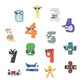 
Compatible with Lego MOC building block assembly letter monster legend cartoon man 26 letter toy birthday gift letter legend transformation combination 687pcs