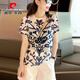 Pierre cardin internet celebrity sports suit for women 2025 summer new fashionable fashionable and fashionable shorts shorts casual two-piece set picture color short sleeve 679 M