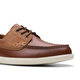 Clarks Bratton Boat Chaussures masculines Nouvelles chaussures de cuir de banlieue décontractées à lacets à lacets de vache
