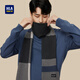 Heilan House (HLA) scarf for men, autumn and winter warm scarf, Valentine's Day birthday gift for husband and boyfriend in gift box