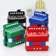 Lindo Inicio Mini Instrumento de Acordeón Infantil Música de juguete Educación temprana Regalo de vacaciones 7 Key Bass 17 Instrumento clave Verde
