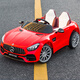 Haohazhi children's electric car four-wheel remote control car can seat two people for boys and girls baby toy car upgraded to high-power electric dual drive red + 12V Tianneng battery + hard seat + full function