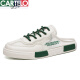 Cartelo Half Slippers Men usa zapatos casuales de conducción de ropa sin deslizamiento sin deslizamiento para el verano Pedal sin tacones Baotou Sandals XJC-826 metros Verdes 40