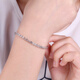 QIANSHU Valentine's Day gift platinum bracelet pt950 platinum chain women's phoenix tail chain jewelry birthday gift phoenix tail chain about 5.52 grams long about 16+2 cm