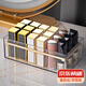 Xiyin lipstick storage box cosmetics storage box desktop 18-grid lip glaze lipstick lip gloss storage box lipstick storage box transparent gold edge