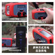 Minggu hand-cranked generator multi-function flashlight radio emergency disaster prevention hand-cranked generator power bank solar charging red CW694989