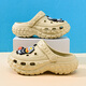 Aoyanlai Chaussures pour enfants Chaussures extérieures Boy sandales Nouveau style non glissée Medium et grand garçon portant du poulet de plage Vous êtes trop beau et calme gris 28 29