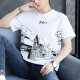 
3[32,000 people collect] Pure cotton short-sleeved T-shirt for men 2025 new half-sleeved T-shirt loose trend summer Z829 gray M [Suggested 90-115Jin[Jin equals 0.5 kg]]