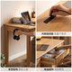 Genji Muyu solid wood desk Nordic simple computer desk oak table log desk study table solid wood color 1.2 meters