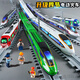 Dianmai Zugspielzeug mit Gleislegierung Super großes Hochgeschwindigkeitszug Model Kinderrevival Harmony Boy Elektrische Legierung Harmony Train Green + 80 cm Gleise