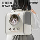 BNBNO猫包大容量宠物便捷外出透气太空舱双肩手提布偶狗背包幼犬外出包