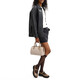 Coach Rowan Brand Logo Reißverschluss Öffnung und geschlossener Leder Boston Bag One-Shoulder Crossbody Handtasche Frauentasche Geschenk Beige Patch Brown Cy679-IMXI9 25.5*14*17cm
