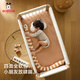 Babudou (BOBDOG) [New Model Upgrade] Crib Multifunctional Bed Removable Baby Bed Newborn Solid Wood Bed Spliced ​​Large Bed Nude Bed + Yanbian + Bed Circle + 10cm Air Mattress