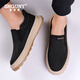 Snguny Light Light Luxury Brand Casual Shoes Men's 2025 Spring and Summer New Canvas Shoes Being Men's Boldable Spare Shoes One-Foot Foot Cover 41 (255 mm)