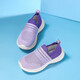 Summer children's mesh shoes breathable hollow single net men's and girls' sports shoes for spring and autumn medium and large children's running shoes for foot cover 677 purple [single net hollow summer style] 32 [inner length 20.6cm]