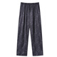 
Catman ice silk pajama pants for men's summer thin style 2025 new ice snow silk cool straight pants can be worn outside home pants for teenagers 15907 L [Suggested 100-120 Jin [Jin equals 0.5 kg]]