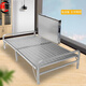 
Rumo (RUMO) Extra Thick 304 Stainless Steel Folding Bed Reinforced Encrypted Seamless Folding Bed Outdoor Home Lunch Bed Single Double Bed [Thickened] 80 Width * 199 Long * 39 Height