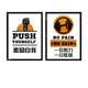Fitnessstudio-Wanddekoration Atmosphäre Layout Inspirierender Slogan Poster Internet Promi Check-in Hintergrund Bild Wandaufkleber Wandbild 9895-9898 Set One Set sehr groß