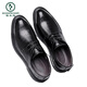 Specht Lederschuhe koreanische Style Business 2025 Frühling lässig atmungsaktives britisch-vorgeschützter innerer Höhenverbesserung formeller Verschleiß-Bräutigam-Schuhe Schwarz 9928 40