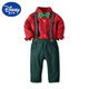 Рождественское шоу Disney Clothing Детская одежда для мальчиков костюм для дня рождения клетчатая рубашка в канун рождественской комбинезон платье 983 130см